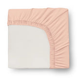 HushDry™ 2-in-1 Waterproof Fitted Crib Sheet Viscose from Bamboo Blush