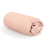 HushDry™ 2-in-1 Waterproof Fitted Bedside Crib Sheet Viscose from Bamboo Blush