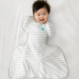 Swaddle Up™ Hip Harness 1.0 TOG Cotton White Dreamer