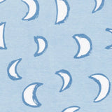 Footless Romper Cotton Blue Eclipse