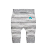 Leggings Cotton Gray Stripe