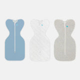 Swaddle Up Starter Bundle 1.0 TOG | Dusty Blue | Gray | White Dreamer