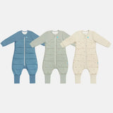 Sleep Suit Bundle | 2.5 TOG | Storm Blue Pebbles | Olive Bees | Oatmeal Bees
