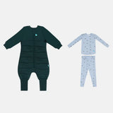 Sleep Suit & Pajama Bundle | 3.5 TOG | Forest | Blue Turtally