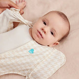 Swaddle Up™ 2-in-1 Transition Bag 1.0 TOG Cotton Tan Houndstooth