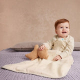 Sleep Bag Long Sleeve 1.5 TOG Cotton Oatmeal Twigs