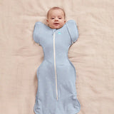 Swaddle Up™ 2-in-1 Transition Bag 1.0 TOG Cotton Powder Blue Twinkle