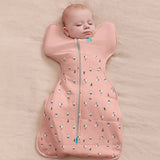 Swaddle Up™ 2.5 TOG Organic Cotton/Merino Wool Rose Lamb's Best Friend