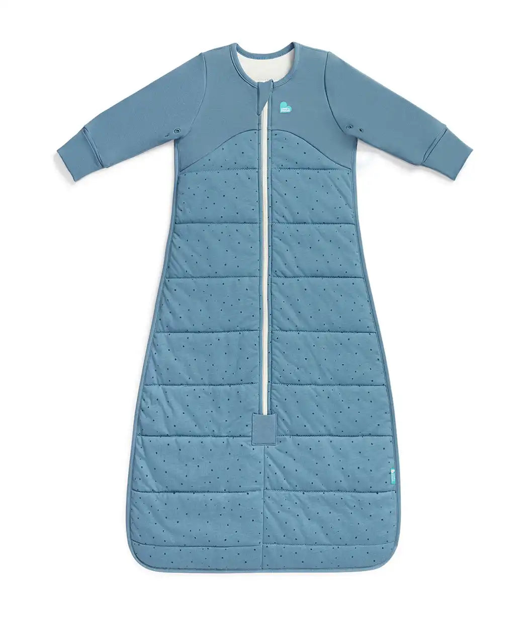 Sleep Bag Long Sleeve 2.5 TOG Cotton Storm Blue Pebbles