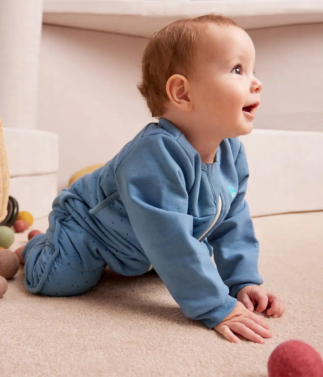 Sleep Suit & Pajama Bundle | 2.5 TOG | Storm Blue Pebbles | Blue Turtally