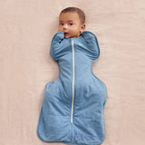 Swaddle Up Starter Bundle | 2.5 TOG | Storm Blue Pebbles | Olive Bees | Oatmeal Bees