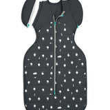 Swaddle Up™ 2-in-1 Transition Bag 2.5 TOG Organic Cotton/Merino Wool Charcoal Lamb's Best Friend