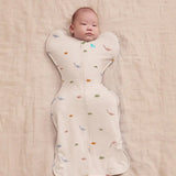 Swaddle Up™ 1.0 TOG Cotton Cream Dino Snore