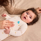Romper Snug Fit Viscose from Bamboo Cream Lemons