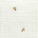 Bib 2 Pack Muslin Cream Bees