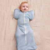 Swaddle Up™ 2-in-1 Transition Bag 0.2 TOG Cotton Soft Blue
