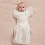 Swaddle Up™ 0.2 TOG Cotton Tan Breton Stripe