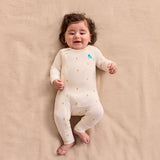 Romper Snug Fit Viscose from Bamboo Cream Lemons