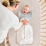 Swaddle Up™ 1.5 TOG Cotton White Mini Cloud