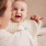 Swaddle Up™ 1.0 TOG Cotton Tan Houndstooth