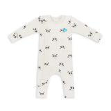 Romper Snug Fit Viscose from Bamboo Cream Sleepy Pandas