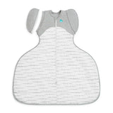 Swaddle Up™ 2-in-1 Transition Bag Hip Harness 2.5 TOG Cotton White Dreamer