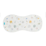 Burp Cloth 2 Pack Muslin Mist Blue Rocket
