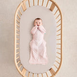 Swaddle Up™ 2-in-1 Transition Bag 0.2 TOG Viscose from Bamboo Light Pink Little Dreamer