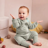 Sleep Suit Bundle | 2.5 TOG | Storm Blue Pebbles | Olive Bees | Oatmeal Bees