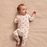 Swaddle Up & Romper Bundle | 3.5 TOG | Navy Quilting | Cream Bows