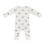 Romper Snug Fit Viscose from Bamboo Cream Sleepy Pandas