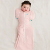 Swaddle Up™ 2-in-1 Transition Bag 1.0 TOG Viscose from Bamboo Pink Time and Space