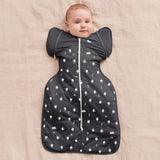 Swaddle Up™ 2-in-1 Transition Bag 2.5 TOG Organic Cotton/Merino Wool Charcoal Lamb's Best Friend