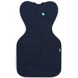 Swaddle Up & Romper Bundle | 3.5 TOG | Navy Quilting | Cream Bows