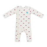 Swaddle Up & Romper Bundle | 3.5 TOG | Navy Quilting | Cream Bows