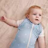 Swaddle Up™ 2-in-1 Transition Bag 1.0 TOG Viscose from Bamboo Mist Blue Boats