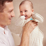 Swaddle Up™ 2-in-1 Transition Bag 1.0 TOG Cotton Tan Houndstooth
