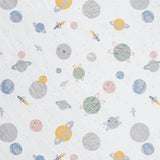 Hooded Towel Muslin White Rocket